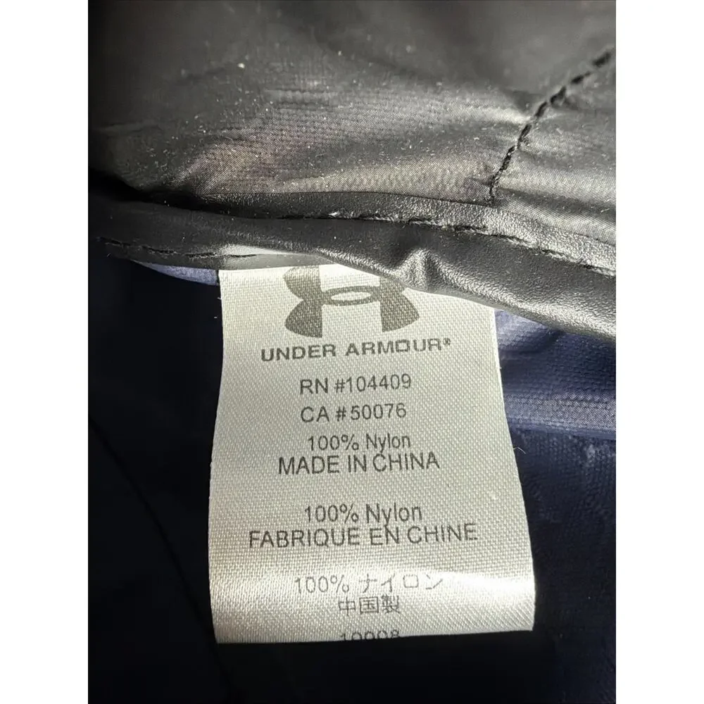 Under Armour Navy Blue Undeniable Medium Duffle Travel Gym Sports Bag Excellent